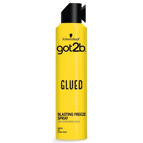 Schwarzkopf Got2b Glued Blasting Freeze Hair Spray Λακ Ειδικά Σχεδιασμένη για Υψηλό & Μακράς Διάρκειας Κράτημα 300ml